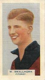 1933 Hoadley's Victorian Footballers #5 Wilfred Smallhorn Front